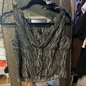 tie shoulder tank top